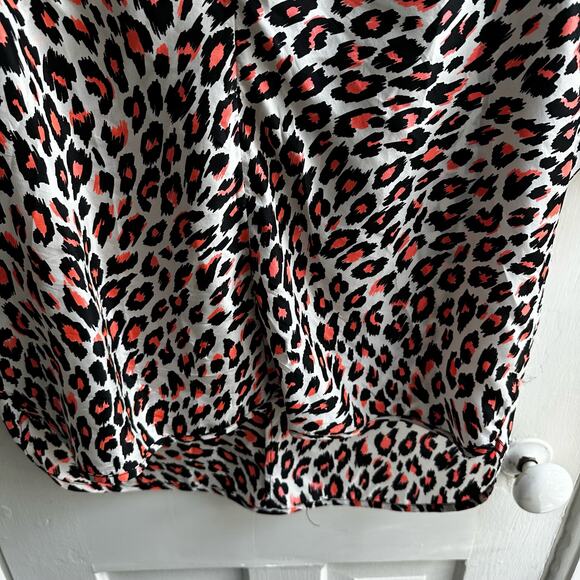 Milly Animal Print Silk Top - Picture 5 of 8
